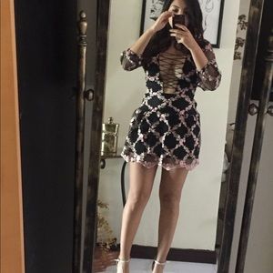 Cutest dress ever!! Black with flowers